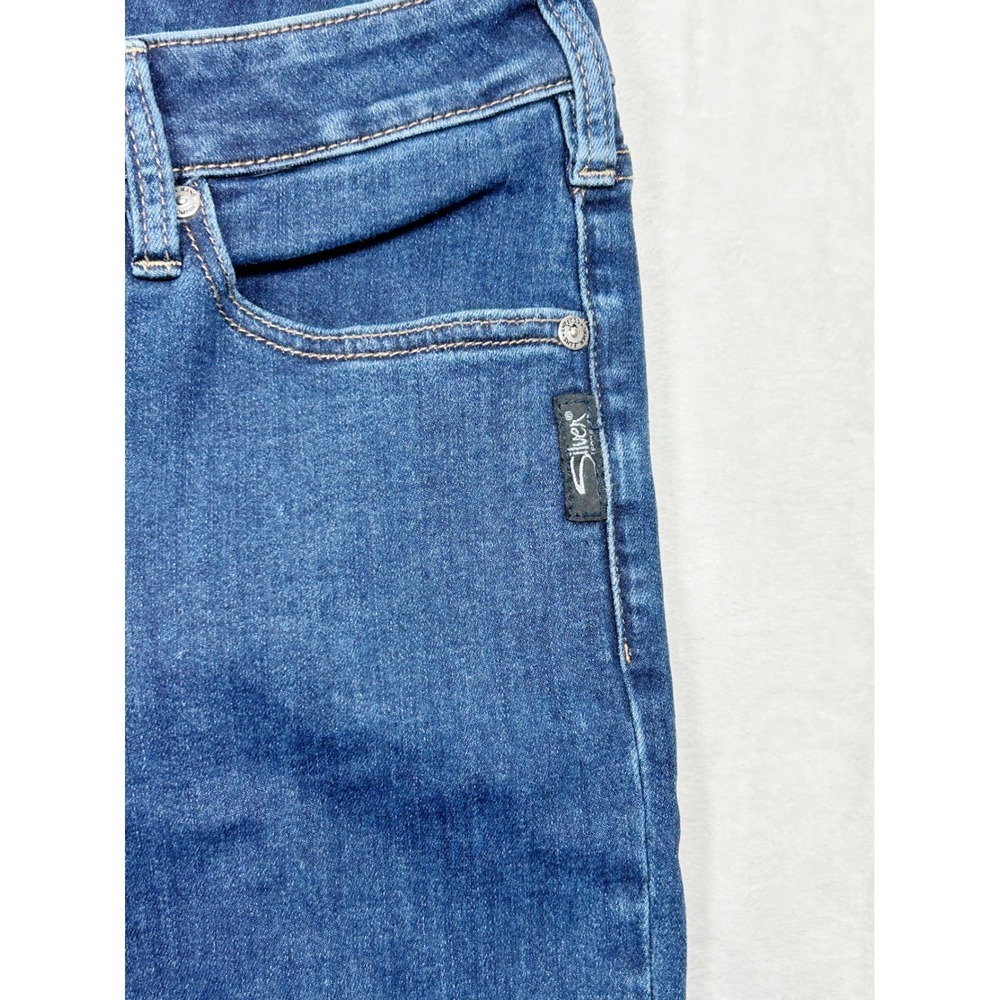 Silver Jeans Avery Skinny Jeans 32/29 Classic Y2K - Picture 6 of 11